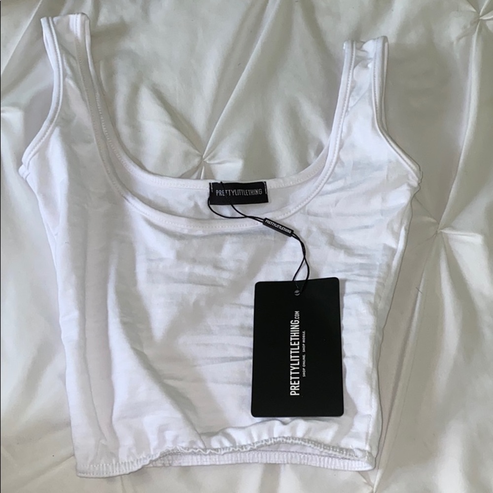 White Crop Top